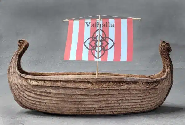 Viking Ship Urn without shields