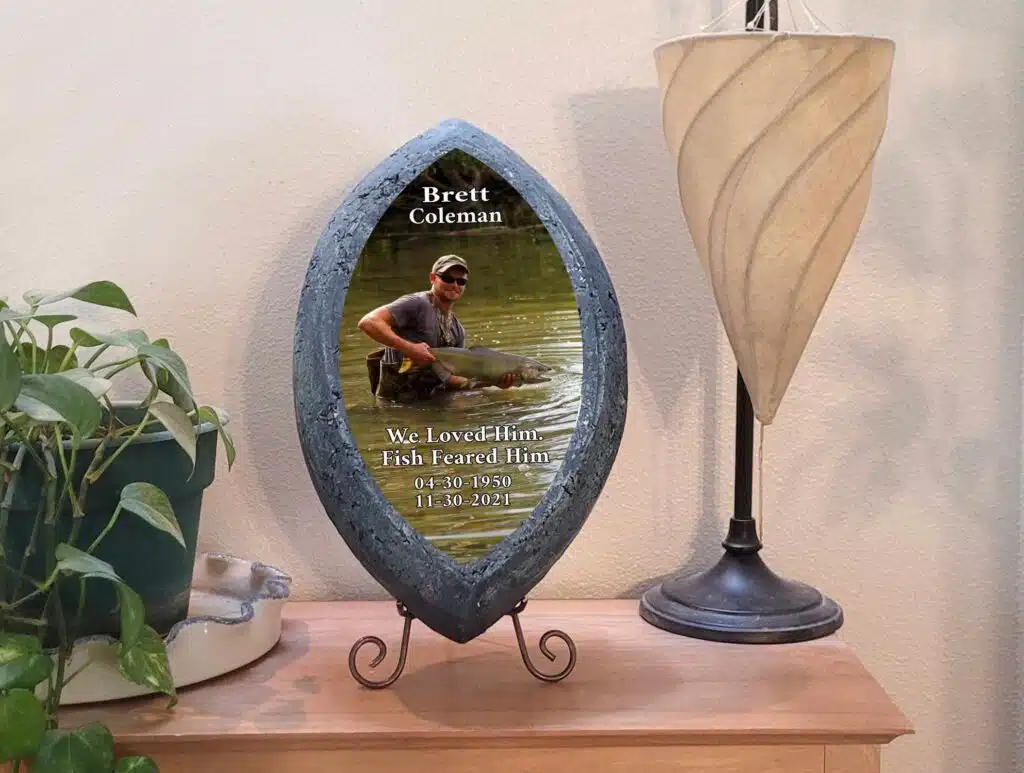 Photo Cremation urn Personalized Biodegradable cremation urn, Customizable