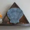 Sea shell Urn calico scalloped sea shell