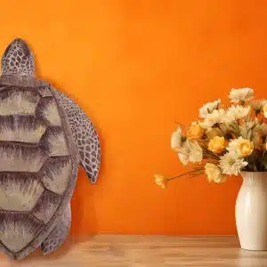 Sea Turtle urn with realistic pattern.