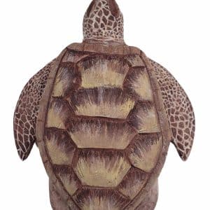Sea Turtle urn with realistic pattern.