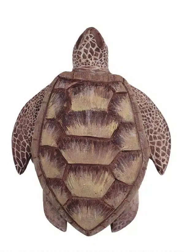 Sea Turtle urn with realistic pattern.